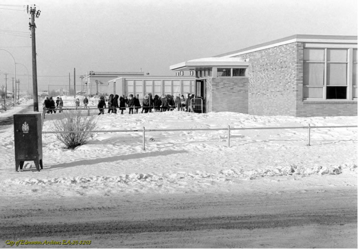Newton Kids attending St.Leo School on a cool winters day circa 1968